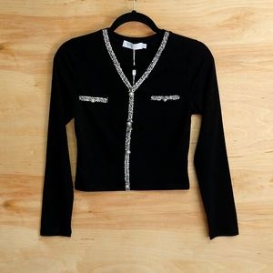 Long Sleeve Casual V Neck Knit Sweater Soft Outwear